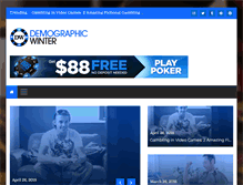 Tablet Screenshot of demographicwinter.com